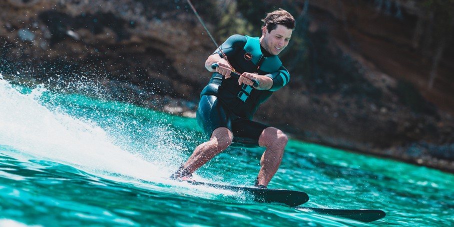 Ski nautique sur la Côte d'Azur